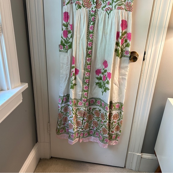 Juliet Dunn Poppy Dress Pink and Green - Picture 7 of 7